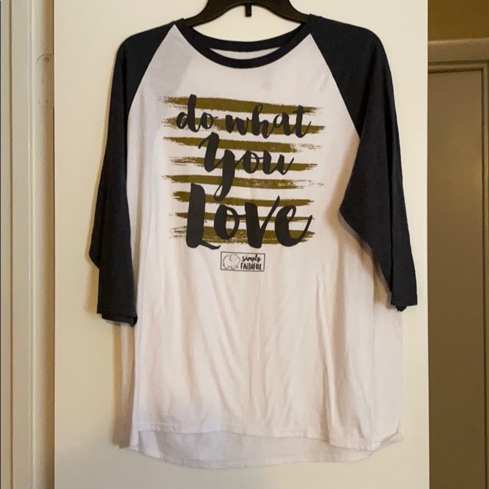 Simply faithful shirt.